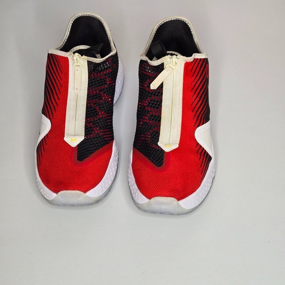 Nike Air PG 4 Red Black White Gold Swoosh Zip Front Mens Sz 14 - CQ7339-991 - Picture 4 of 10